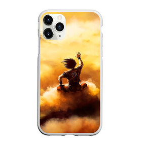 Чехол для iPhone 11 Pro матовый с принтом Cloud в Курске, Силикон |  | Тематика изображения на принте: anime | dragon ball | goku | аниме | вегета | гоку | драконий жемчуг | жемчуг дракона
