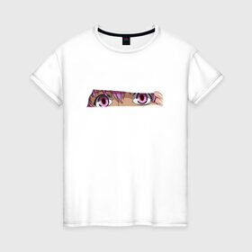 Женская футболка хлопок с принтом Юно Гасай в Курске, 100% хлопок | прямой крой, круглый вырез горловины, длина до линии бедер, слегка спущенное плечо | Тематика изображения на принте: future diary | юно гасай