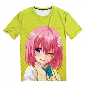 Мужская футболка 3D с принтом Anime girl в Курске, 100% полиэфир | прямой крой, круглый вырез горловины, длина до линии бедер | anime | аниме