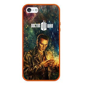 Чехол для iPhone 5/5S матовый с принтом Dr who art в Курске, Силикон | Область печати: задняя сторона чехла, без боковых панелей | Тематика изображения на принте: dw | доктор | доктор кто | тардис