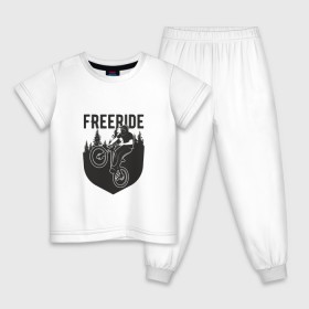 Детская пижама хлопок с принтом Freeride в Курске, 100% хлопок |  брюки и футболка прямого кроя, без карманов, на брюках мягкая резинка на поясе и по низу штанин
 | Тематика изображения на принте: iceberg