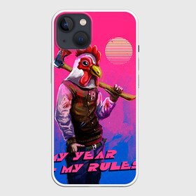 Чехол для iPhone 13 с принтом My Year, my rules в Курске,  |  | hotline miami