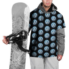 Накидка на куртку 3D с принтом Volkswagen в Курске, 100% полиэстер |  | фольксваген
