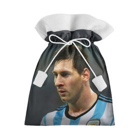 Подарочный 3D мешок с принтом Leo Messi в Курске, 100% полиэстер | Размер: 29*39 см | Тематика изображения на принте: fc barcelona | football | lionel messi | messi | аргентина | барса | лео месси | фк барселона | футбол