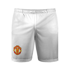 Мужские шорты 3D спортивные с принтом Манчестер Юнайтед в Курске,  |  | manchester | мю | футбол