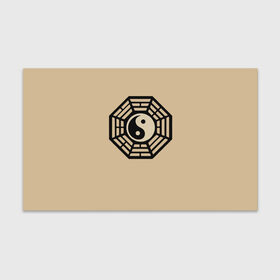 Бумага для упаковки 3D с принтом Символ гармонии в Курске, пластик и полированная сталь | круглая форма, металлическое крепление в виде кольца | азия | духовность | мистика | на макете изображён символ гармонии. знак | символ