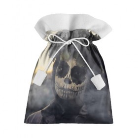 Подарочный 3D мешок с принтом Dia de los muertos в Курске, 100% полиэстер | Размер: 29*39 см | девушка | день мёртвых | дым | зомби | мертвец | праздник