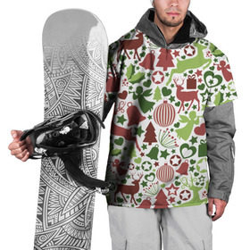 Накидка на куртку 3D с принтом Новогодний узор в Курске, 100% полиэстер |  | Тематика изображения на принте: ангел | ёлка | ель | зима | колокольчик | нг | новый год | олень | рождество | санта | снег