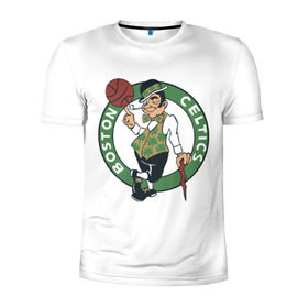 Мужская футболка 3D спортивная с принтом Boston Celtics в Курске, 100% полиэстер с улучшенными характеристиками | приталенный силуэт, круглая горловина, широкие плечи, сужается к линии бедра | boston celtics | nba | бостон селтикс | нба