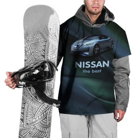 Накидка на куртку 3D с принтом Nissan the best в Курске, 100% полиэстер |  | nissan | авто | автомобиль | водитель | машина | ниссан | тачка