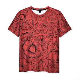Мужская футболка 3D с принтом Огония страсти в Курске, 100% полиэфир | прямой крой, круглый вырез горловины, длина до линии бедер | 2017 | абстракция | арт | дым | искуство | краски | новинки | радуга | узор | яркий