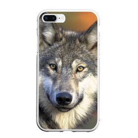 Чехол для iPhone 7Plus/8 Plus матовый с принтом Волк в Курске, Силикон | Область печати: задняя сторона чехла, без боковых панелей | волк | волки | волчата | волчонок | хищник