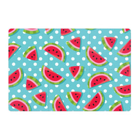 Магнитный плакат 3Х2 с принтом Арбузный рай в Курске, Полимерный материал с магнитным слоем | 6 деталей размером 9*9 см | berry | eat | fruit | pattern | sweet | watermelon | арбуз | еда | сладость | узор | фрукт | ягода
