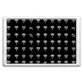 Магнит 45*70 с принтом Flowey emoji в Курске, Пластик | Размер: 78*52 мм; Размер печати: 70*45 | undertale