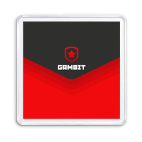 Магнит 55*55 с принтом Gambit Gaming Uniform в Курске, Пластик | Размер: 65*65 мм; Размер печати: 55*55 мм | counter strike | cs go | gambit | swat | terrorist | гамбит | контр страйк | кс го | спецназ