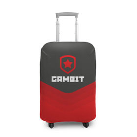 Чехол для чемодана 3D с принтом Gambit Gaming Uniform в Курске, 86% полиэфир, 14% спандекс | двустороннее нанесение принта, прорези для ручек и колес | counter strike | cs go | gambit | swat | terrorist | гамбит | контр страйк | кс го | спецназ