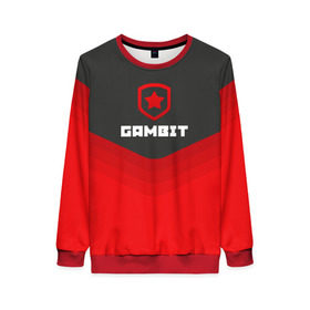 Женский свитшот 3D с принтом Gambit Gaming Uniform в Курске, 100% полиэстер с мягким внутренним слоем | круглый вырез горловины, мягкая резинка на манжетах и поясе, свободная посадка по фигуре | counter strike | cs go | gambit | swat | terrorist | гамбит | контр страйк | кс го | спецназ