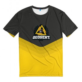 Мужская футболка 3D с принтом Godsent Uniform в Курске, 100% полиэфир | прямой крой, круглый вырез горловины, длина до линии бедер | 