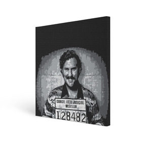 Холст квадратный с принтом Pablo Escobar в Курске, 100% ПВХ |  | Тематика изображения на принте: пабло | эскобар