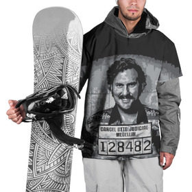 Накидка на куртку 3D с принтом Pablo Escobar в Курске, 100% полиэстер |  | Тематика изображения на принте: пабло | эскобар