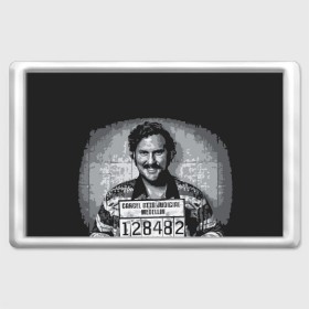 Магнит 45*70 с принтом Pablo Escobar в Курске, Пластик | Размер: 78*52 мм; Размер печати: 70*45 | Тематика изображения на принте: пабло | эскобар