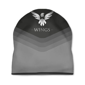 Шапка 3D с принтом Wings Uniform в Курске, 100% полиэстер | универсальный размер, печать по всей поверхности изделия | 