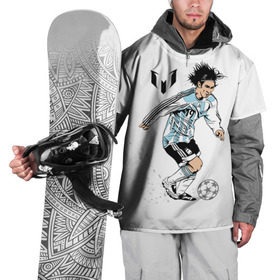 Накидка на куртку 3D с принтом Messi в Курске, 100% полиэстер |  | Тематика изображения на принте: barselona | messi | аргентина | барселона | испания | месси | мяч | футбол