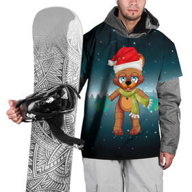 Накидка на куртку 3D с принтом Five Nights At Freddy`s в Курске, 100% полиэстер |  | fnaf | freddy | бонни | медведь | мишка | фнаф | фокси | фредди
