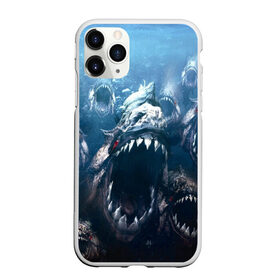 Чехол для iPhone 11 Pro матовый с принтом Голодные пираньи в Курске, Силикон |  | еда | зубы | клыки | кровь | людоед | монстр | пираньи | пиранья | рыбы | ужас | хищник | челюсти | чудовище