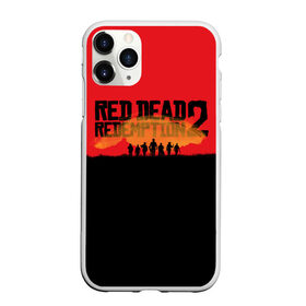 Чехол для iPhone 11 Pro Max матовый с принтом Red Dead Redemption 2 в Курске, Силикон |  | rdr | rdr2 | red dead redemption 2 | rockstar | дикий запад | ковбои