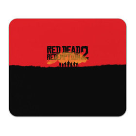 Коврик прямоугольный с принтом Red Dead Redemption 2 в Курске, натуральный каучук | размер 230 х 185 мм; запечатка лицевой стороны | rdr | rdr2 | red dead redemption 2 | rockstar | дикий запад | ковбои