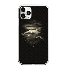 Чехол для iPhone 11 Pro матовый с принтом Cosmic Shark в Курске, Силикон |  | Тематика изображения на принте: space | галактика | космос | рыба