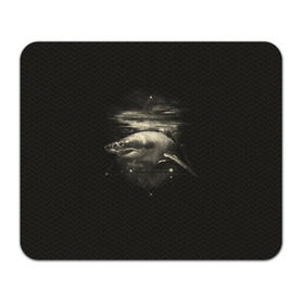 Коврик прямоугольный с принтом Cosmic Shark в Курске, натуральный каучук | размер 230 х 185 мм; запечатка лицевой стороны | space | галактика | космос | рыба
