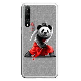 Чехол для Honor P30 с принтом Master Panda в Курске, Силикон | Область печати: задняя сторона чехла, без боковых панелей | ninja | panda | ниндзя | панда