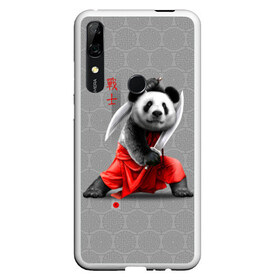 Чехол для Honor P Smart Z с принтом Master Panda в Курске, Силикон | Область печати: задняя сторона чехла, без боковых панелей | ninja | panda | ниндзя | панда