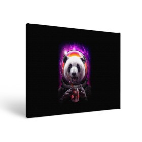 Холст прямоугольный с принтом Panda Cosmonaut в Курске, 100% ПВХ |  | bear | galaxy | panda | space | star | астронавт | галактика | звезда | космонавт | космос | медведь | панда