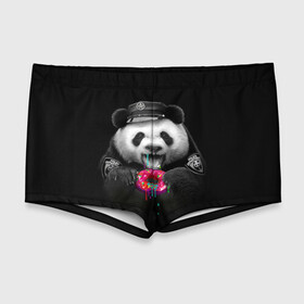 Мужские купальные плавки 3D с принтом Donut Panda в Курске, Полиэстер 85%, Спандекс 15% |  | Тематика изображения на принте: bear | donut | panda | police | коп | медведь | панда | пончик