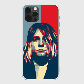 Чехол для iPhone 12 Pro Max с принтом Kurt Cobain в Курске, Силикон |  | curt | hope | kobain | nirvana | кобейн | курт | нирвана