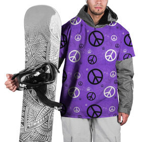 Накидка на куртку 3D с принтом Peace в Курске, 100% полиэстер |  | abstract | hippie | hipster | swag | tie dye | абстракция | свэг | текстура | хиппи | хипстер