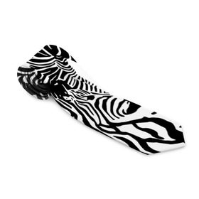 Галстук 3D с принтом Зебра в Курске, 100% полиэстер | Длина 148 см; Плотность 150-180 г/м2 | дикое | животное | зебра | камуфляж | лошадь | маскировка | полосы | текстура | фон | черно белые