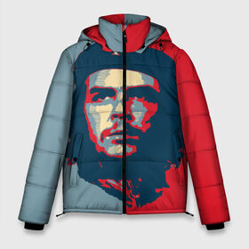 Мужская зимняя куртка 3D с принтом Che Guevara в Курске, верх — 100% полиэстер; подкладка — 100% полиэстер; утеплитель — 100% полиэстер | длина ниже бедра, свободный силуэт Оверсайз. Есть воротник-стойка, отстегивающийся капюшон и ветрозащитная планка. 

Боковые карманы с листочкой на кнопках и внутренний карман на молнии. | Тематика изображения на принте: че гевара