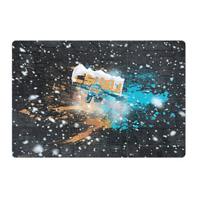 Магнитный плакат 3Х2 с принтом Новогодний cs:go шедевр в Курске, Полимерный материал с магнитным слоем | 6 деталей размером 9*9 см | counter | csgo | strike | кейс | кс го | ксго | скин