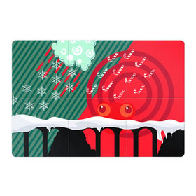 Магнитный плакат 3Х2 с принтом Новогодний cs:go дождь из пуль в Курске, Полимерный материал с магнитным слоем | 6 деталей размером 9*9 см | counter | csgo | strike | кейс | кс го | ксго | скин