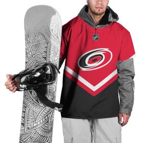 Накидка на куртку 3D с принтом Carolina Hurricanes в Курске, 100% полиэстер |  | america | canada | hockey | nhl | usa | америка | канада | каролина | лед | нхл | сша | харрикейнз | хоккей