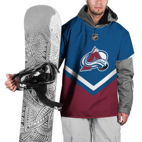 Накидка на куртку 3D с принтом Colorado Avalanche в Курске, 100% полиэстер |  | america | canada | hockey | nhl | usa | америка | канада | колорадо | лед | нхл | сша | хоккей | эвеланш
