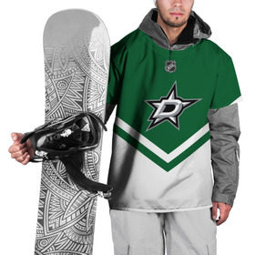 Накидка на куртку 3D с принтом Dallas Stars в Курске, 100% полиэстер |  | america | canada | hockey | nhl | usa | америка | даллас | канада | лед | нхл | старз | сша | хоккей