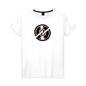 Женская футболка хлопок с принтом Dave Strider`s logo в Курске, 100% хлопок | прямой крой, круглый вырез горловины, длина до линии бедер, слегка спущенное плечо | homestuck | strider | t shirt_logo | дейв_страйдер | страйдер | хоумстак