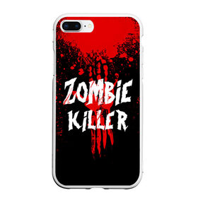 Чехол для iPhone 7Plus/8 Plus матовый с принтом Zombie Killer в Курске, Силикон | Область печати: задняя сторона чехла, без боковых панелей | blood | dark | killer | monster | zombie | зомби | кровь | монстр | нечисть