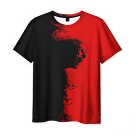 Мужская футболка 3D с принтом Blood Rage в Курске, 100% полиэфир | прямой крой, круглый вырез горловины, длина до линии бедер | Тематика изображения на принте: blood | dark | killer | monster | zombie | зомби | кровь | монстр | нечисть