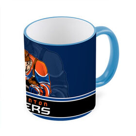 Кружка 3D с принтом Edmonton Oilers в Курске, керамика | ёмкость 330 мл | edmonton oilers | nhl | stanley cup | кубок стенли | кубок стэнли | нхл | хоккей | хоккейный клуб | эдмонтон | эдмонтон ойлерз | якупов